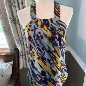 The Limited Halter Top Abstract Print